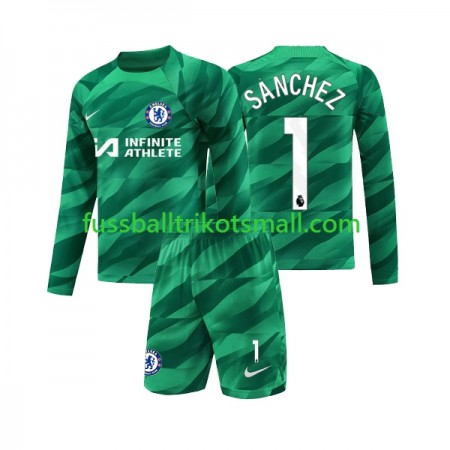 Fußballtrikots Chelsea Robert Sanchez 1 Torwart Kinder 2023-2024 Langarm 3rd trikot kaufen